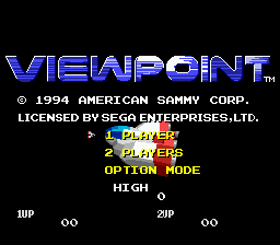 Viewpoint (USA) Title Screen
